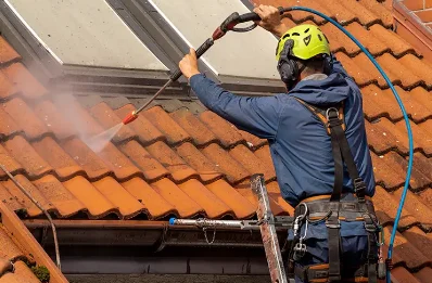 Démoussage et hydrofuge de toiture à Cahon